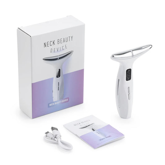 Face Neck Lift Beauty Device EMS Facial Massager LED Light Therapy Double Chin Remover Skin Rejuvenation Tightening Machine